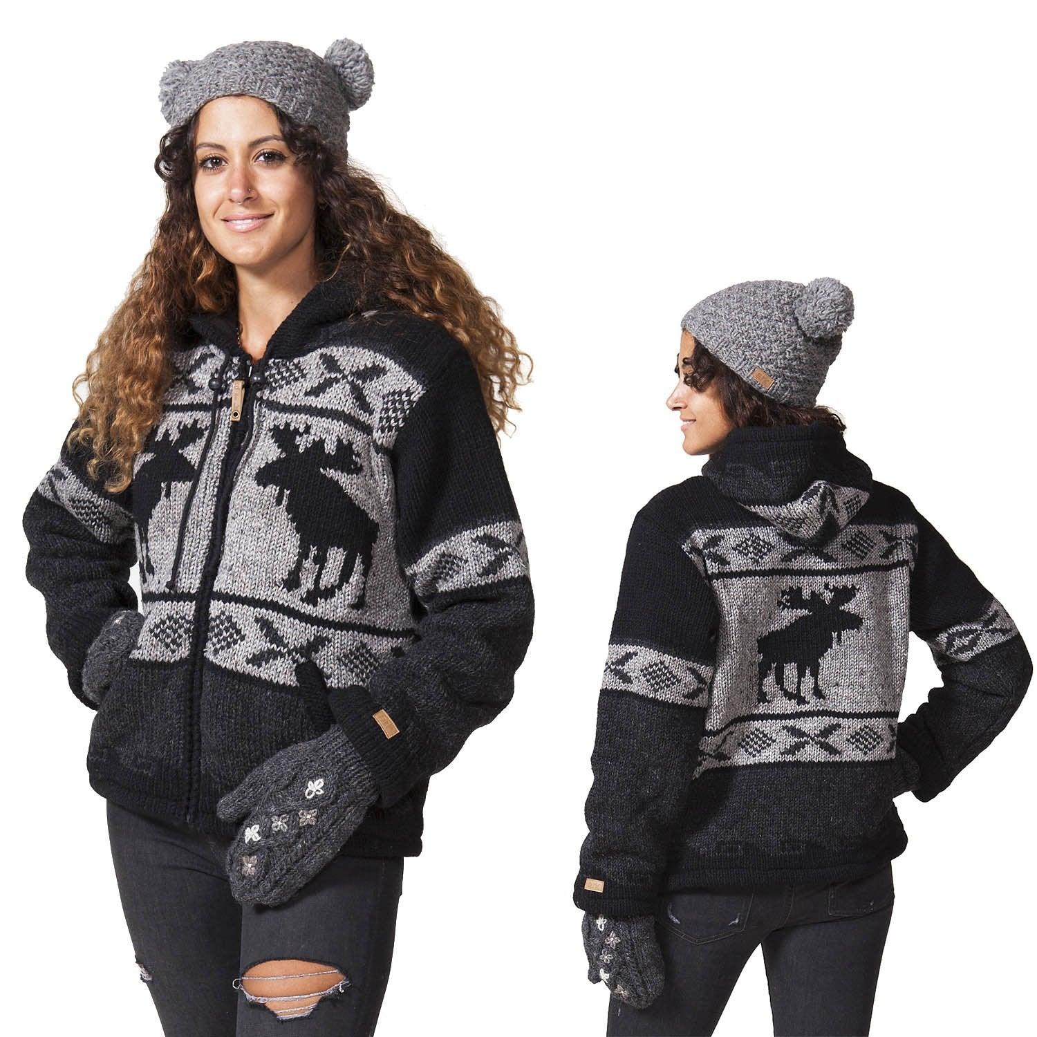 Moose Cardigan - Ark Fair Trade Moose Cardigan - Ark Fair Trade