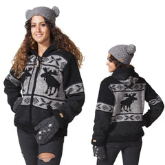 Moose Cardigan - Ark Fair Trade Moose Cardigan - Ark Fair Trade