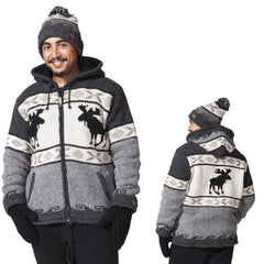 Moose Cardigan - Ark Fair Trade Moose Cardigan - Ark Fair Trade