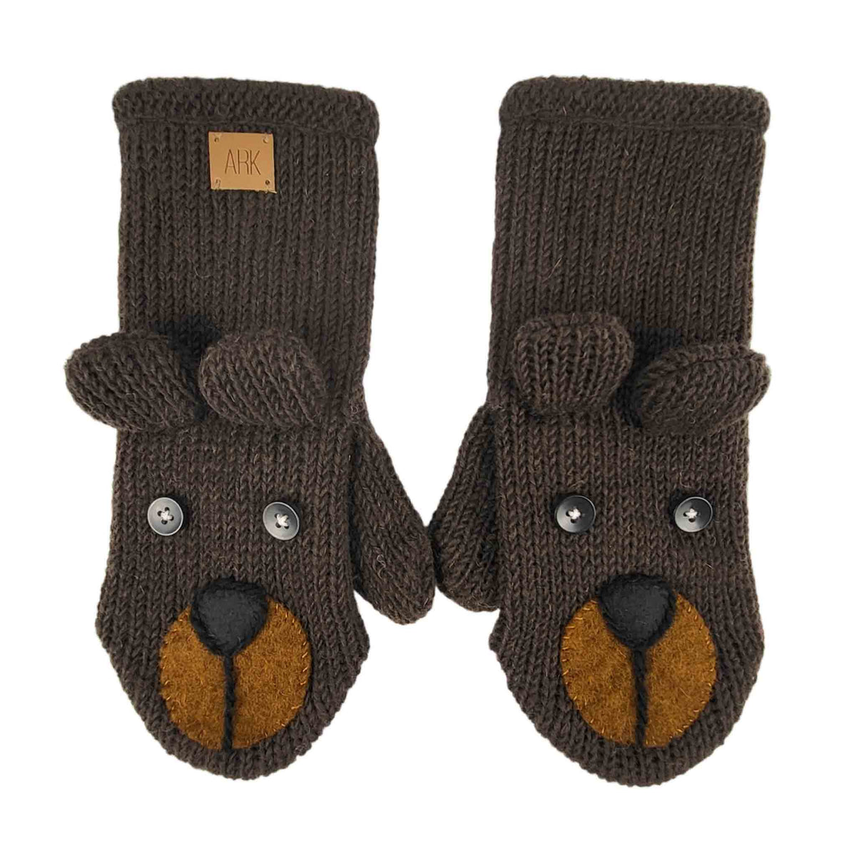 Brown Bear Mittens