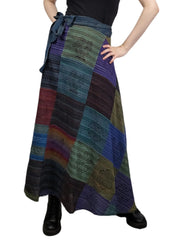 Patchouli Long Wrap Skirt