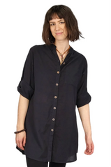 Solid Tunic Blouse
