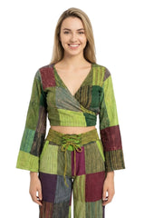 Rastra Bell Sleeve Wrap Top