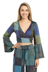 Rastra Bell Sleeve Wrap Top