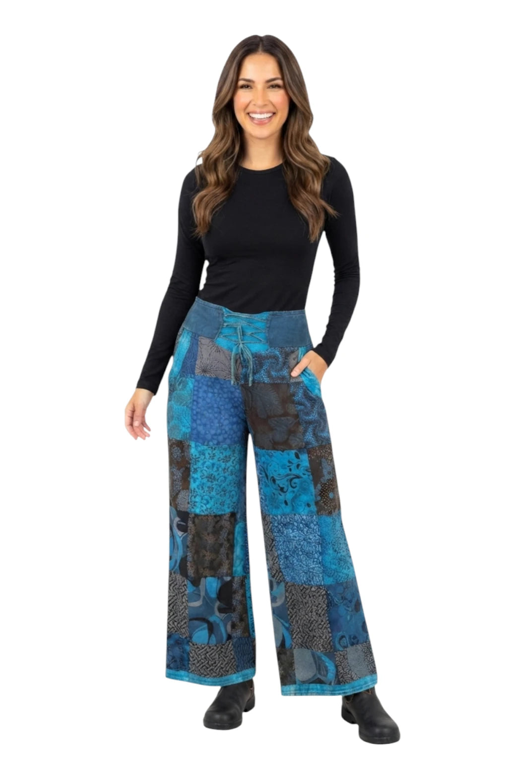 Talia Patchwork Pants