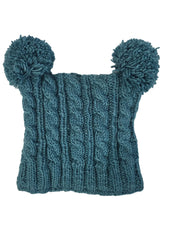 Heelah Double Pompom Hat