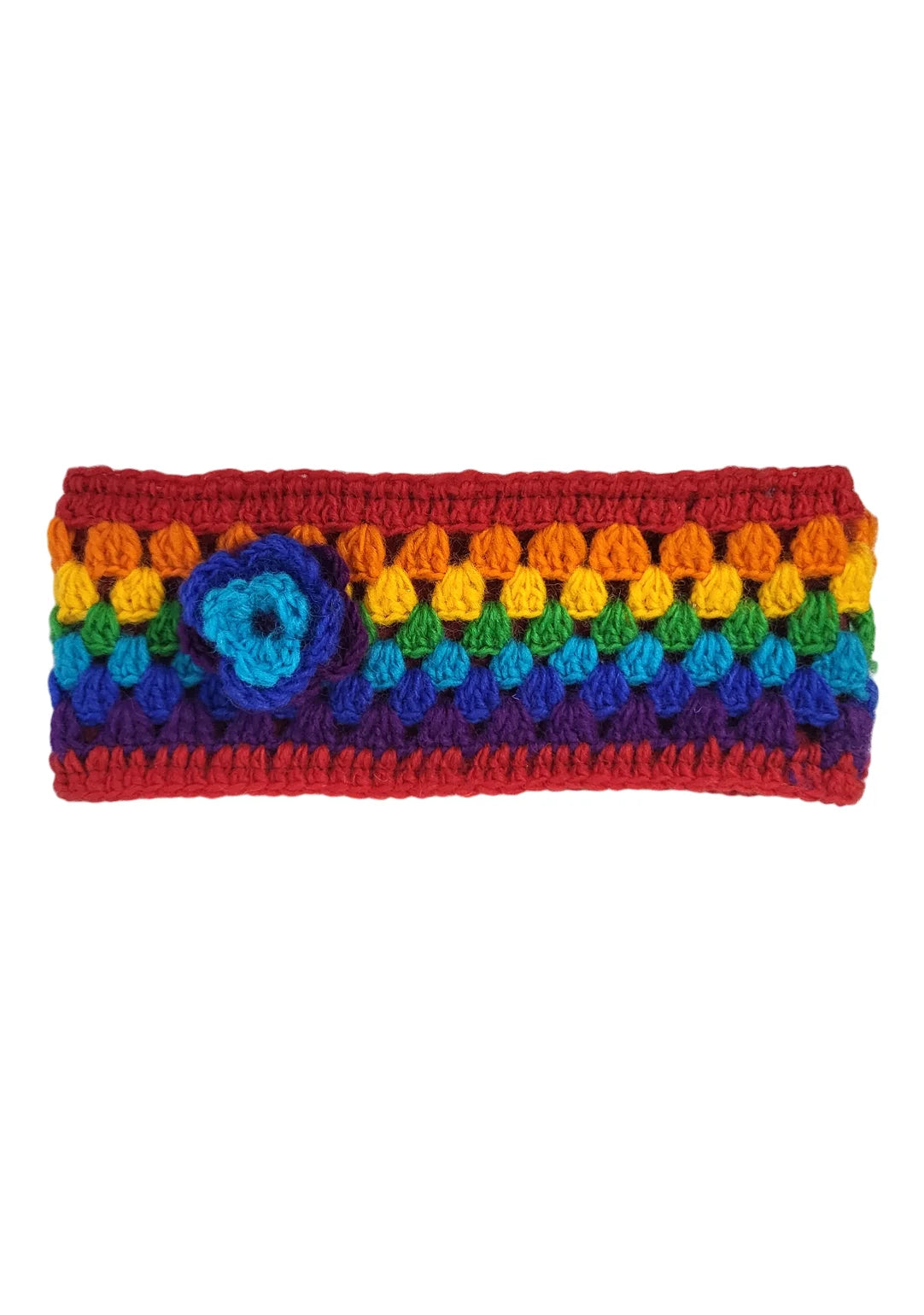 Crochet Rainbow Headband