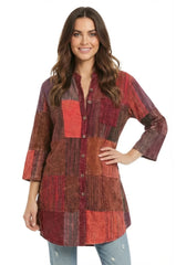 Rastra Button-Up Tunic
