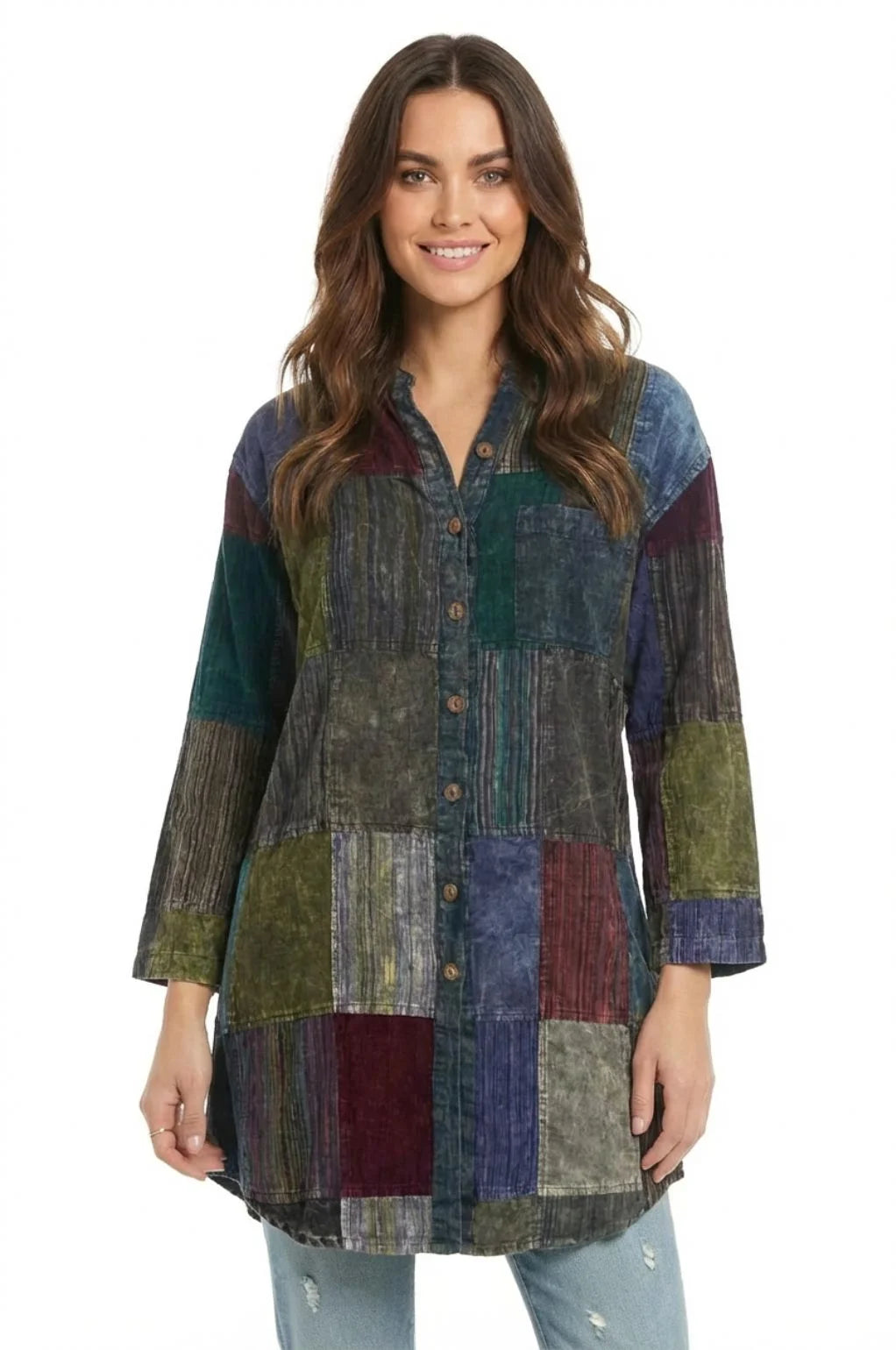 Rastra Button-Up Tunic