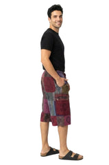 Enzo Patchwork Shorts