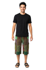 Enzo Patchwork Shorts