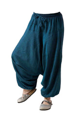 Solid Harem Pants