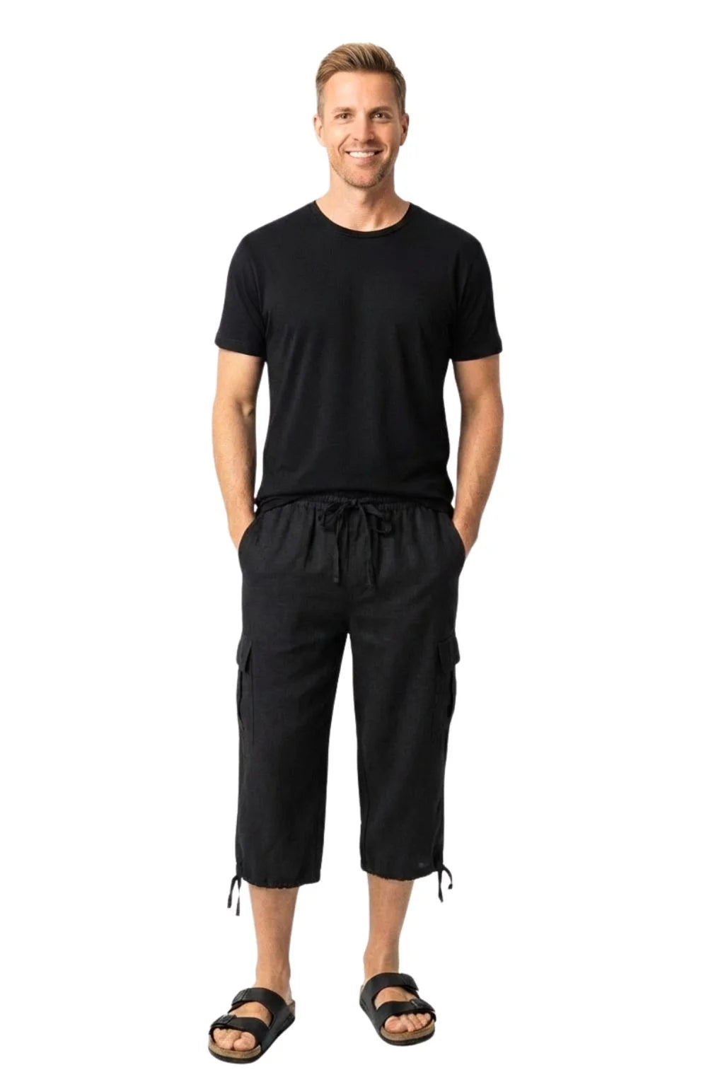Pantalon 3/4 uni