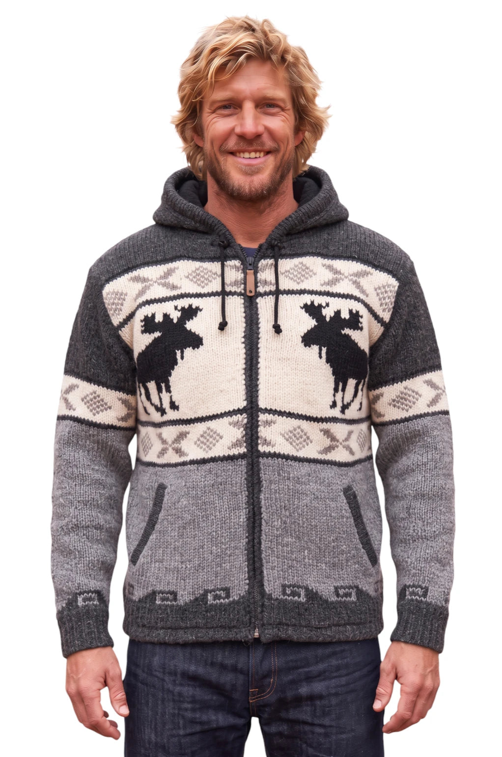 Moose Cardigan