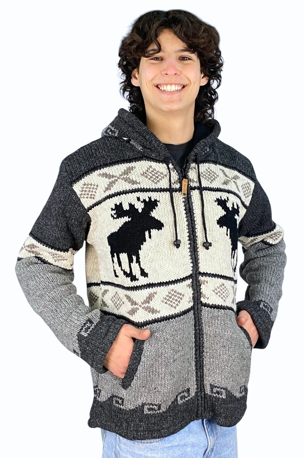 Moose Cardigan