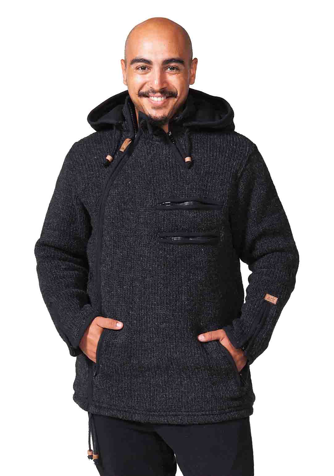 Cardigan à glissière latérale Metro