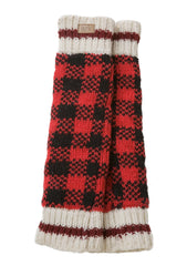 Checker Leg Warmers