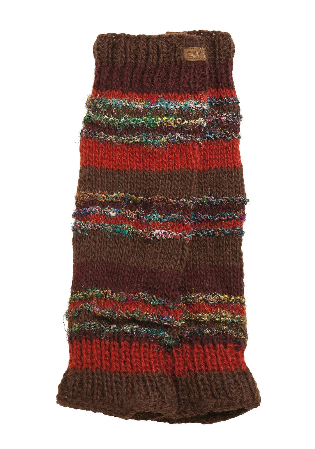 Swool Stripe Wool Leg Warmers