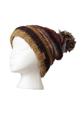 Swool Stripe Pompom Hat