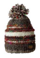 Swool Stripe Pompom Hat