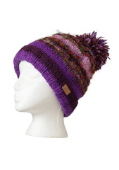 Swool Stripe Pompom Hat