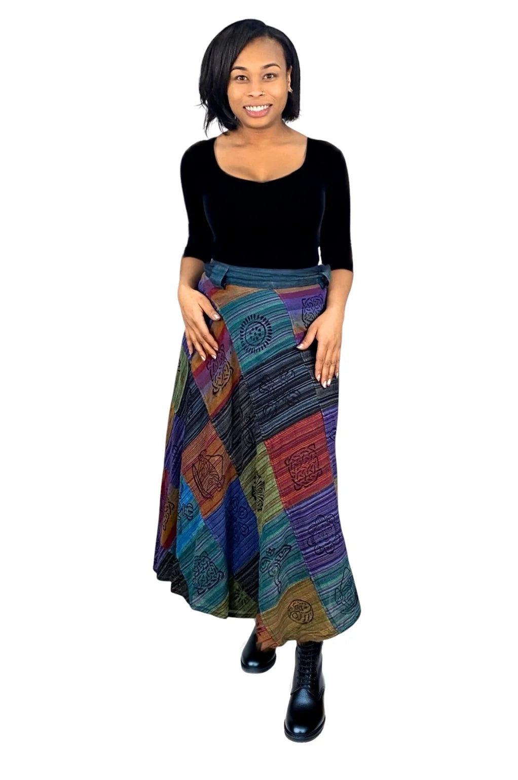 Patchouli Wrap Skirt