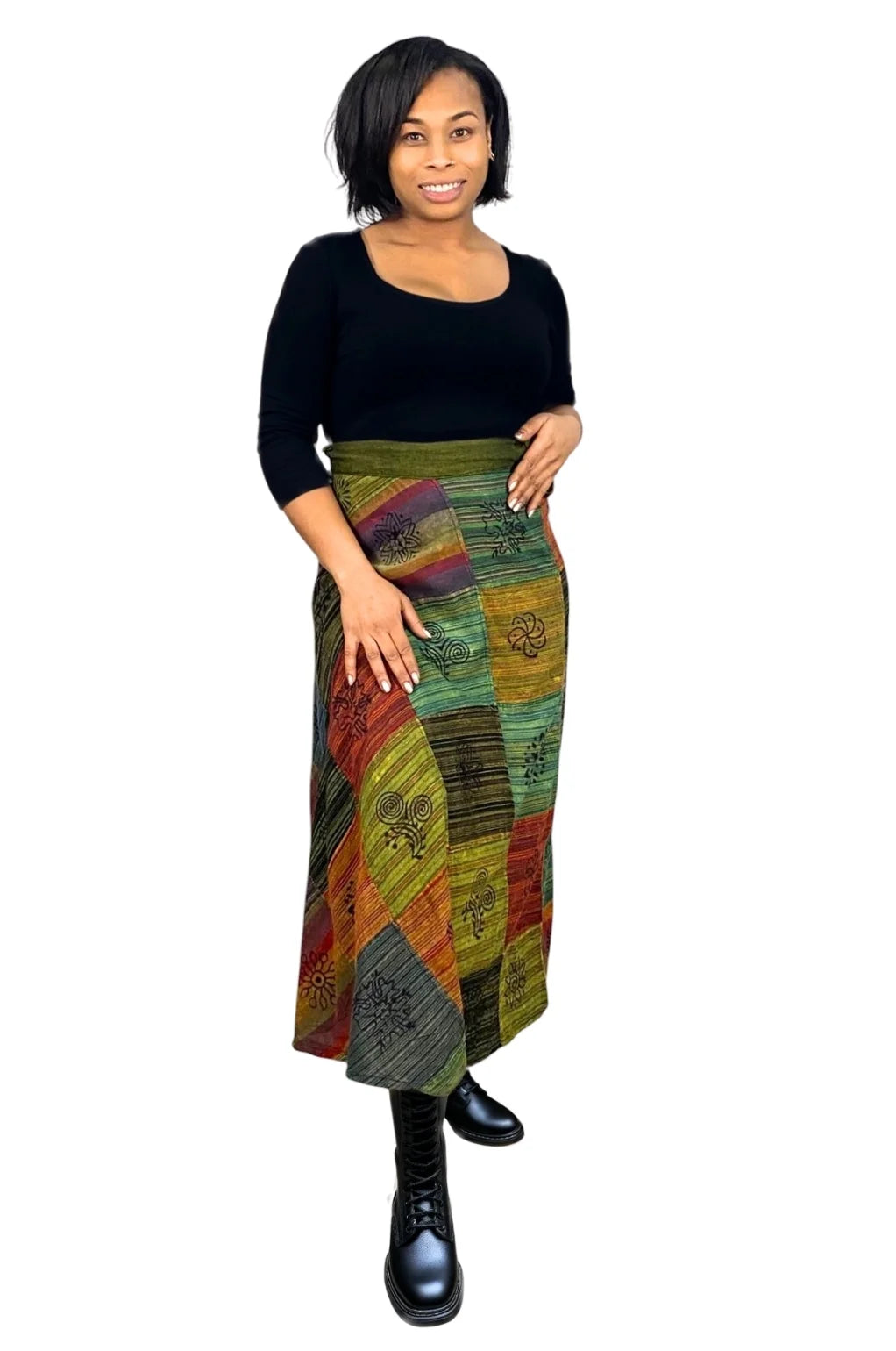 Patchouli Wrap Skirt
