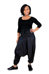 Solid Harem Pants