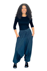 Solid Harem Pants