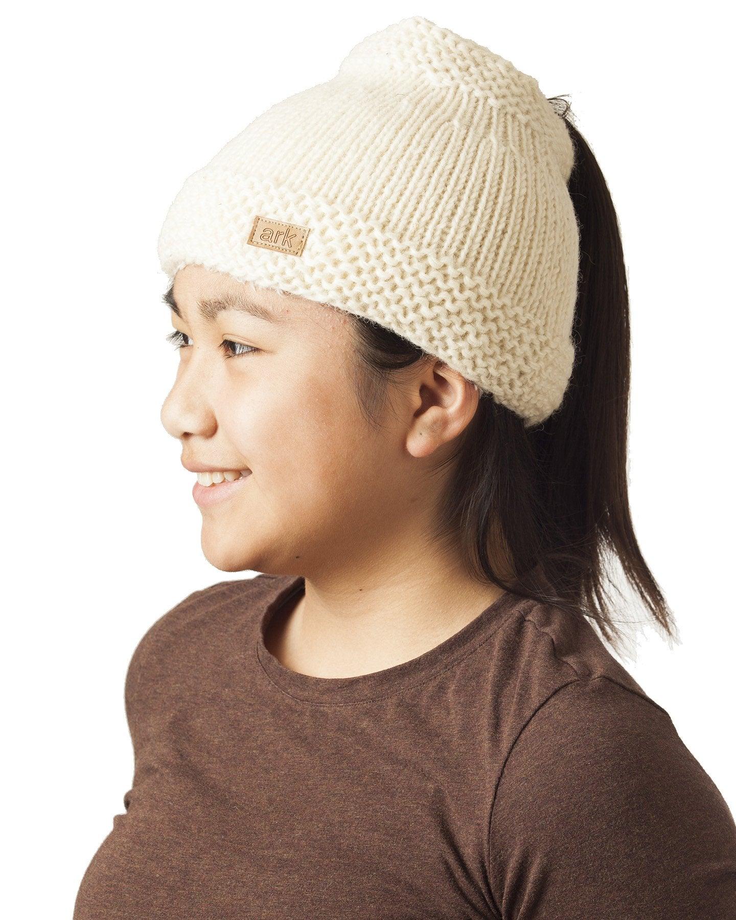 Youth/Kids Aspen Pony Tail Hat - Ark Fair Trade