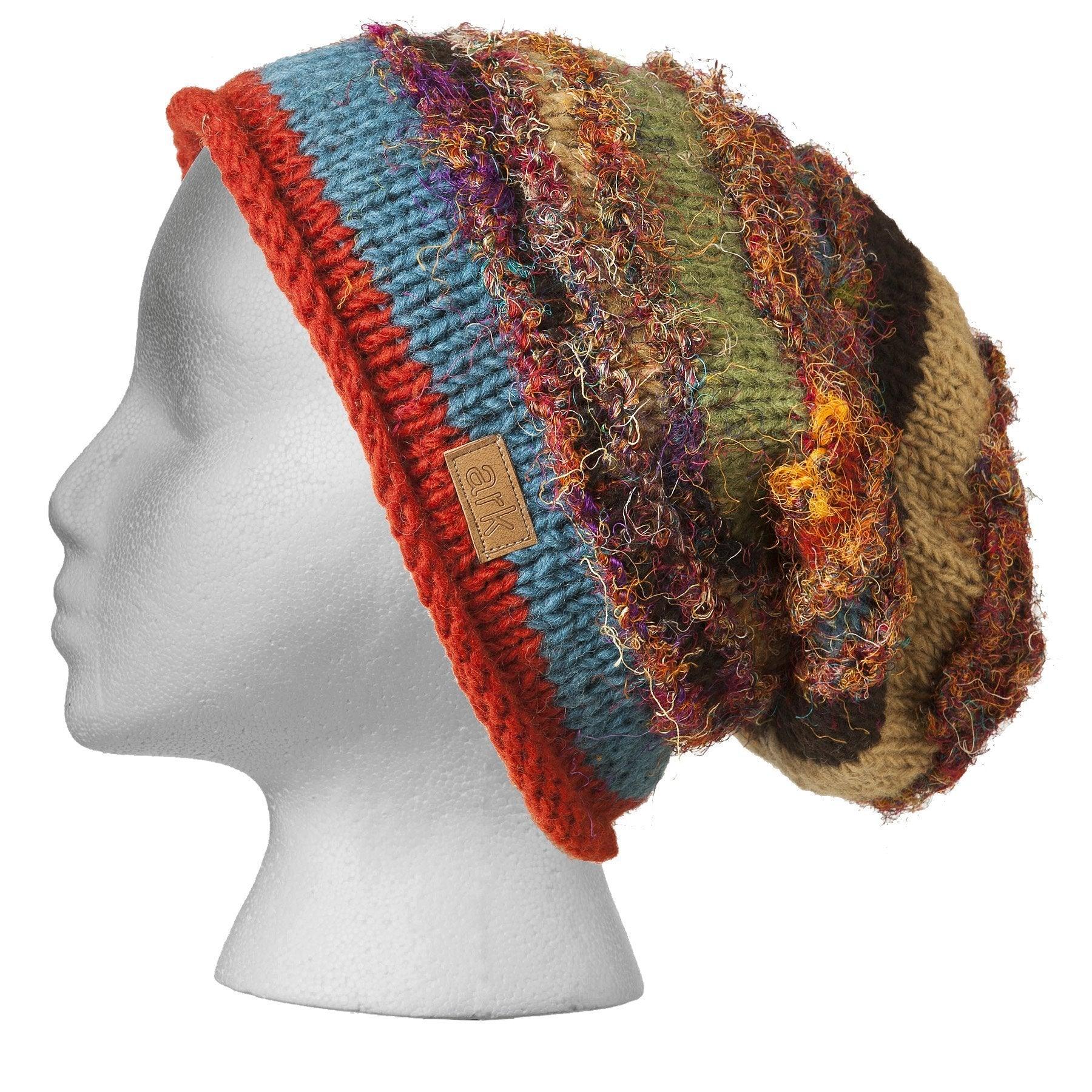 Swool Stripe Slouch Hat - Ark Fair Trade