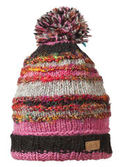 Swool Stripe Pompom Hat - Ark Fair Trade